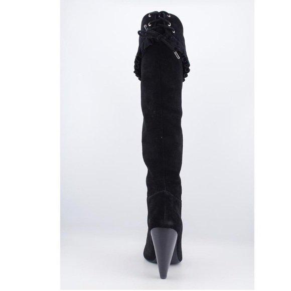 BCBGENERATION “SANJI” OTK Black Suede Boots - Picture 4 of 10